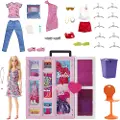 Barbie Fashionista Drømmeskap 2.0 Med Dukke