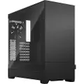 Fractal Design Pop Silent - Tower - ATX - sidepanel med vindu (herdet glass) - ingen strømforsyning (ATX) - sort TG klar fargetone - USB/lyd