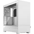 Fractal Design Pop Silent - White TG Clear Tint - Kabinett - Miditower - Hvit