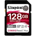 Kingston Canvas React Plus V90 SD - 300MB/s - 128GB