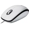 Logitech M100 - Mus - full størrelse - høyre- og venstrehåndet - optisk - 3 knapper - kablet - USB