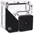 Alphacool 15077, Pumpe og reservoar, Akryl, Keramisk, EPDM (pakning), Rustfritt stål, Sort, Hvit, 1/4, 60 °C, 0,8 stang