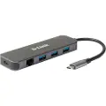 D-Link Dub-2334 5-i-1 Usb C Hub