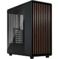 Fractal Design North - Mid tower - ATX - sidepanel med vindu (farget glass) - ingen strømforsyning (ATX) - trekullsort - USB/lyd