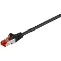 Goobay - Nettverkskabel - RJ-45 (hann) til RJ-45 (hann) - 5 m - SFTP, PiMF - CAT 6 - formstøpt - svart