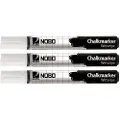 Nobo Chalkmaker - Markør - for glass - hvit (en pakke 3) - for P/N: 31630492, 31630495, 31630496, QBDC6045, QBDC9055, QBPE1290, QBPE1812, QBPE9060
