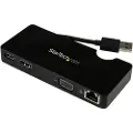 StarTech.com Dokkingstasjon. Reise-usb 3.0. Hdmi Eller Vga