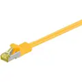 Goobay - Koblingskabel - RJ-45 (hann) til RJ-45 (hann) - 2 m - SFTP, PiMF - CAT 7 - halogenfri, formstøpt, uten hindringer - gul
