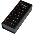 StarTech.com 7 Port Usb 3.0 -skrivebord /veggmontert Hub