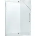 Herlitz - Dokumentmappe - bokryggbredde: 40 mm - for A4 - gjennomskinnelig, fargeløs