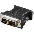 Goobay DVI/VGA, DVI, VGA, Sort