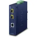 Planet IGT-1205AT - Fibermedieomformer - GigE - 10Base-T, 100Base-TX, 1000Base-T - RJ-45 / SFP (mini-GBIC)