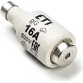 Q-Link Sikring DII 16A gG E27, 500V AC, brydeevne 50kA, Standard DIN EN 60269-1, DIN EN 60269-3. Med status indikator - (5 stk.)
