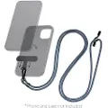 Mobilizera UNIVERSAL NYLON LANDYARD MOBILTELEFONKÆDE BLÅ