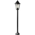 QAZQA Smart stående utendørslykt svart 120 cm inkl. Wifi ST64 - New Orleans