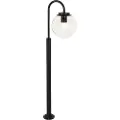 QAZQA Moderne lykt sort med klart glass 100 cm IP44 - Sfera