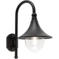 QAZQA Smart utevegglampe svart IP44 inkl. Wifi A60 - Daphne