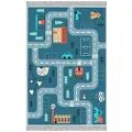 Confetti Conceptum HypnoseTeppe ELS582 - BlueFlerfargetBarnetepperFra Homeroom