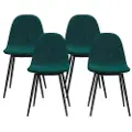 Dorel Home Dorel HomeSpisestol stoppet Calvin, 4 stk.GrønnStolerFra Homeroom