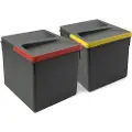 Emuca Recycle 2x12l Resirkuleringsbeholder 2 Enheter