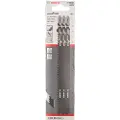 Bosch speed for Wood T 744 D - Stikksagblad - for tre, sandwichmaterialer, bløtt tre, ikke-slipende trematerialer, construction wood - 3 deler - T-skaft - lengde: 180 mm