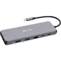 Verbatim CMH 13 - Hub - 2 x HDMI + 2 x USB-C (strømlevering) + 3 x USB-A 3.2 Gen 1 + 1 x DisplayPort - stasjonær