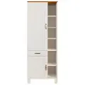Loft 24 Loft24Oppbevaringsskap Alby 60 High 2 DoorHvitSkapFra Homeroom