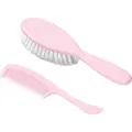 Babyono Pink Baby Ono børste og kam for barn