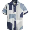 Jack & Jones Blacarnaby Print Resort Plus Size Kortarmet Skjorte