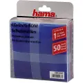 Hama CD-ROM/DVD-ROM Protective Sleeves 50, 50 disker, Flerfarget