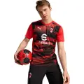 Puma Ac Milan 24/25 Før Kamp Kortarmet T-skjorte