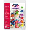 Graine Créative FIMO Soft - Modelleringsleire - 225 g - svart, hvit, purpur, mandarin, sitronfarge, sjokolade, briljant blå, tropisk grønn, indianerrød