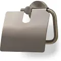 BLUE LABEL Toiletrulleholder med låg - børstet nikkel