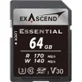 EXASCEND Sd Uhs-i V30 Essential 64gb Minnekort