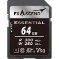 EXASCEND Sd Uhs-ii V90 Essential 64gb Minnekort