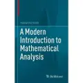 Birkhauser A Modern Introduction to Mathematical Analysis