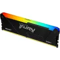 Kingston FURY Beast RGB - DDR4 - modul - 16 GB - DIMM 288-pin - 3733 MT/s / PC4-29800 - CL19 - 1.35 V - ikke-bufret - ikke-ECC - svart