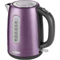 Sencor SWK 1773VT, 1,7 l, 2150 W, Lilla, Rustfritt stål, Vannivåindikator, Overopphetingsbeskyttelse