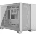 Corsair 2500D AIRFLOW - Mid tower - micro ATX - sidepanel med vindu (herdet glass) - ingen strømforsyning (ATX) - hvit - USB/lyd