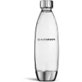 SodaStream FUSE METAL, Karboneringsflaske, Metallisk, Gjennomsiktig, 1000 ml, 1 stykker, 85 mm, 85 mm