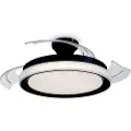 Signify Bliss ceiling lamp with fan 35+28W 2700/5500/4000K black