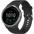 FIXED Silicone Strap for Garmin QuickFit 20 mm Black