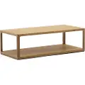 Kave Home Kave HomeSofabord massiv eik Maymai 140 x 70 cmBrunSofabordFra Homeroom