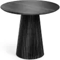 Kave Home Kave HomeSpisebord Jeanette, diameter 90 cmSvartSpisebordFra Homeroom