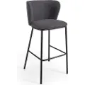 Kave Home Kave HomeBarstol Ciselia, 2-pkGråBarstoler & -krakkerFra Homeroom