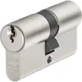 ABUS KE60NP Z30/K30 - Dørlåssylinder - nøkkel - 6 stifter - perlenikkel