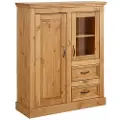 Loft 24 Loft24Highboard Selma 1 glassdør/1 dør/2 skufferBrunSkapFra Homeroom