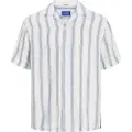 Jack & Jones Noto Stripe Resort Kortarmet Skjorte