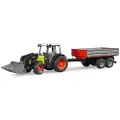 BRUDER Claas Nectis 267 F with frontloader and tipping trailer