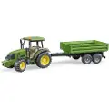 BRUDER John Deere 5115M tractor with tipping trailer